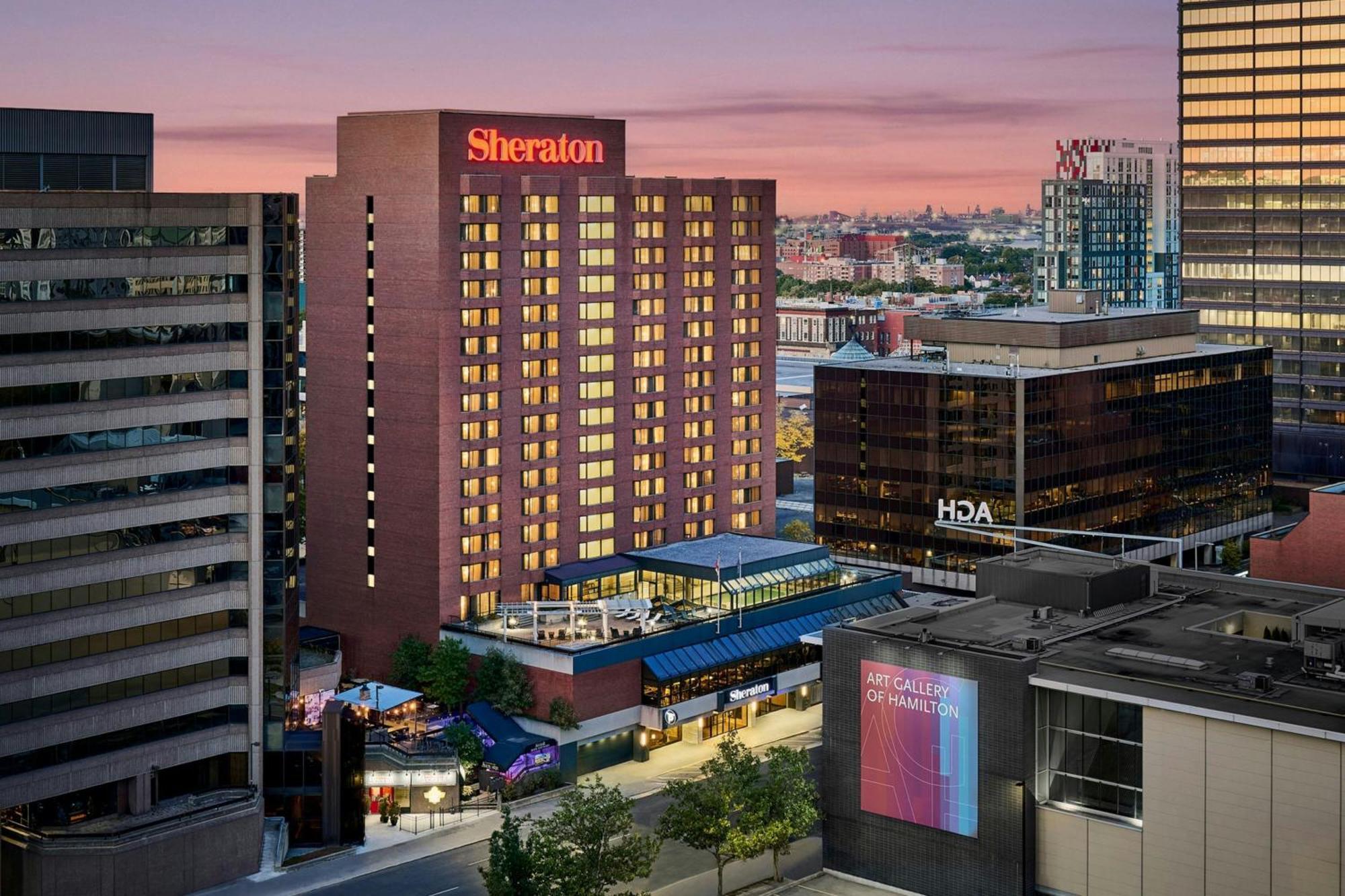 Sheraton Hamilton Hotel Exterior foto